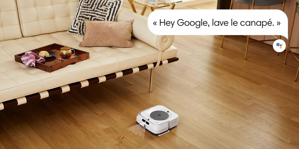 Utiliser Google pour dire à un Braava® où laver