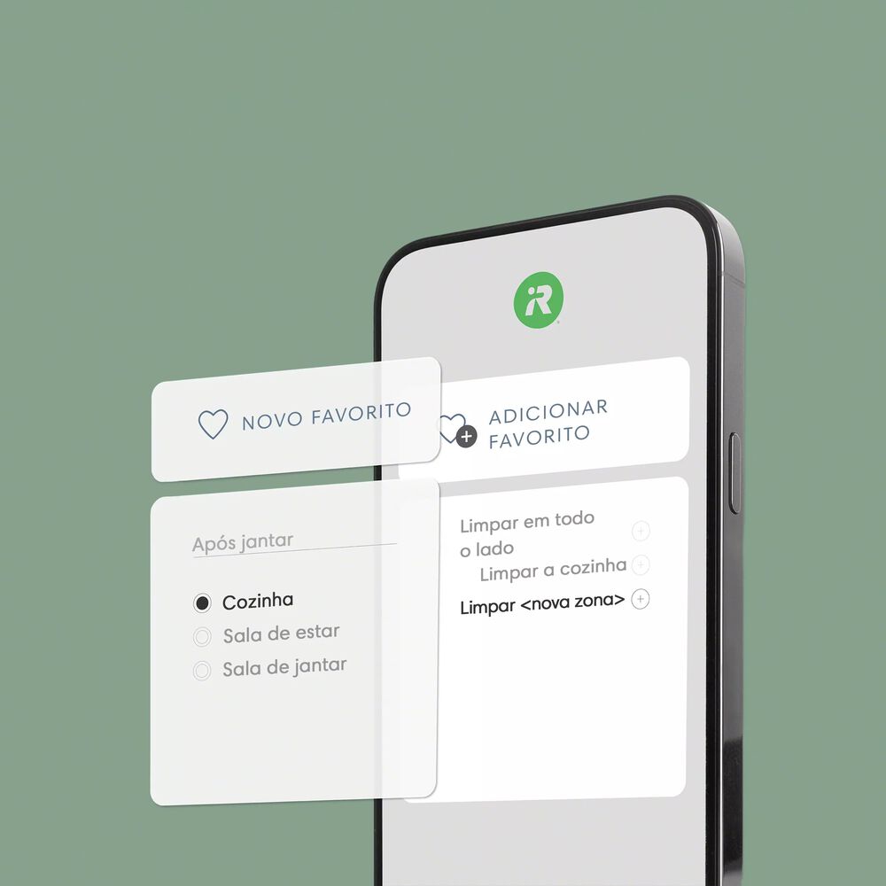 Aplicação iRobot Home fácil de utilizar