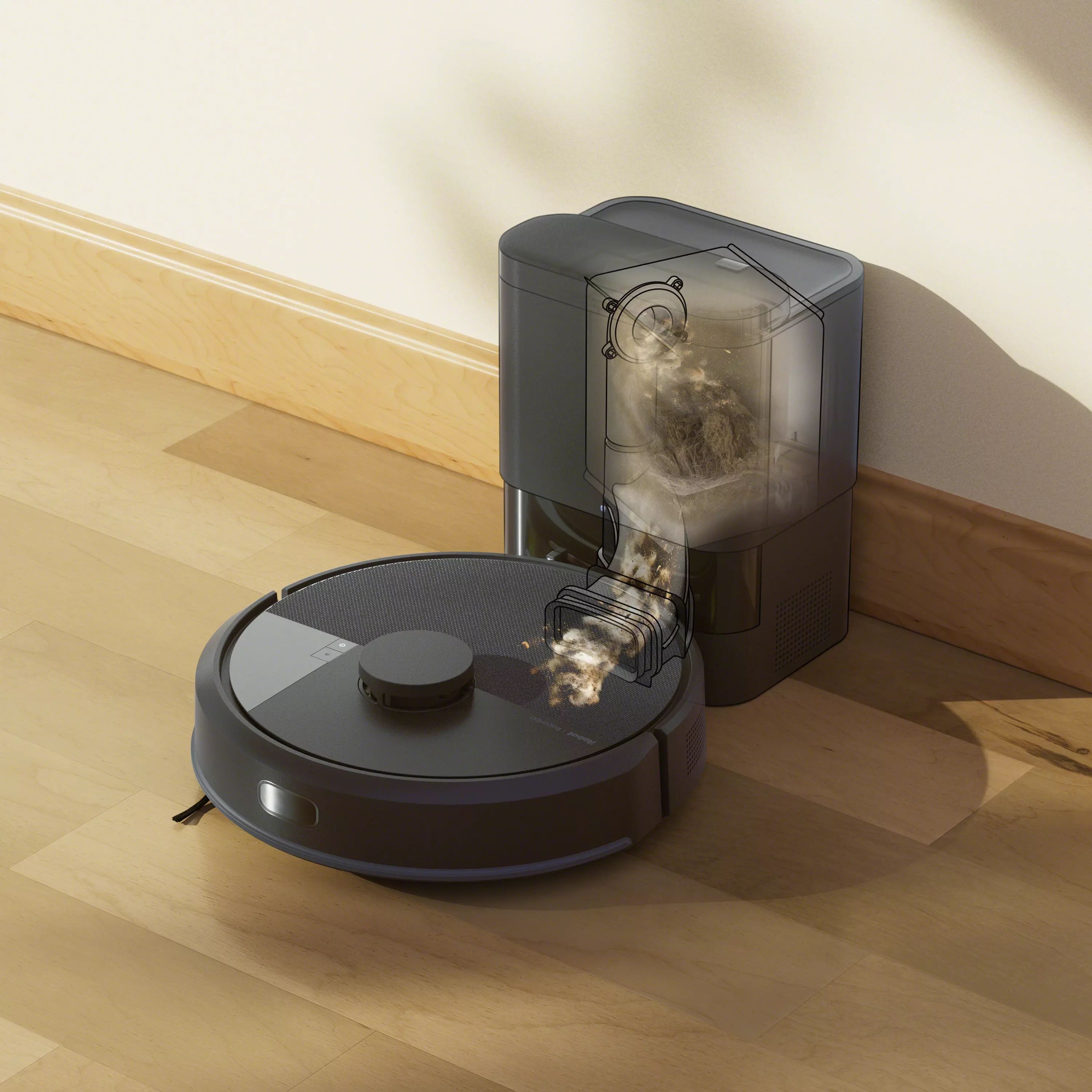 Roomba® 105 Combo Robot + AutoEmpty™ Dock - Black