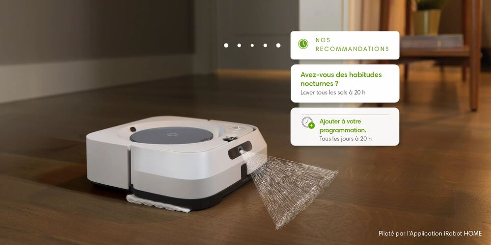 Un Braava® nettoyant de nuit