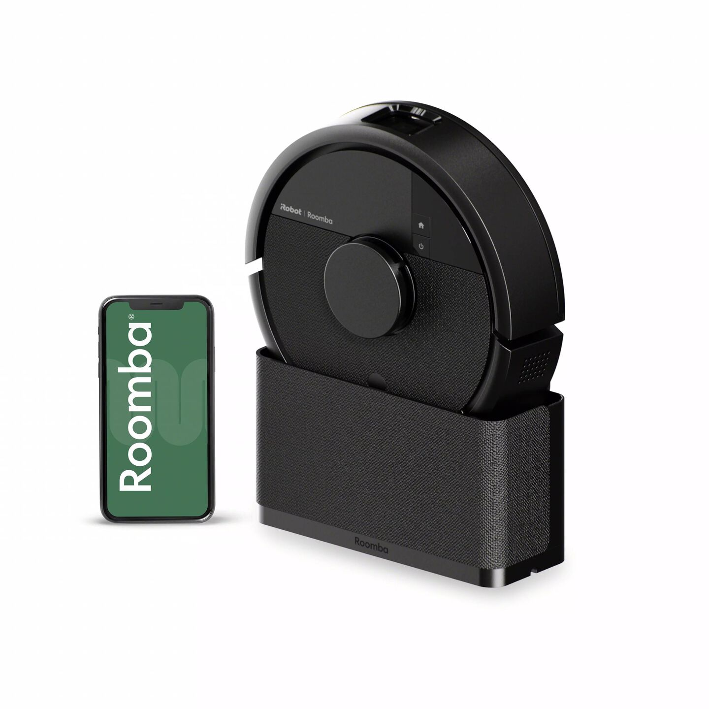 Roomba&reg; Mini robotstofzuiger en dweilrobot + SlimCharge&trade; standaard - Zwart