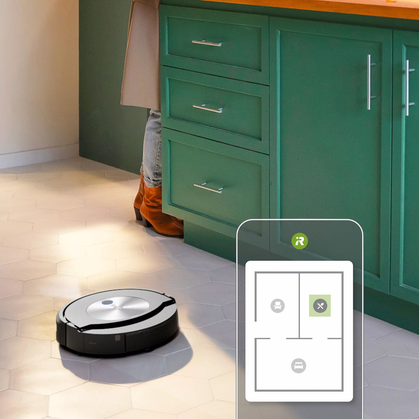 Roomba Combo® j7+ Saug und Wischroboter mit WLANVerbindung