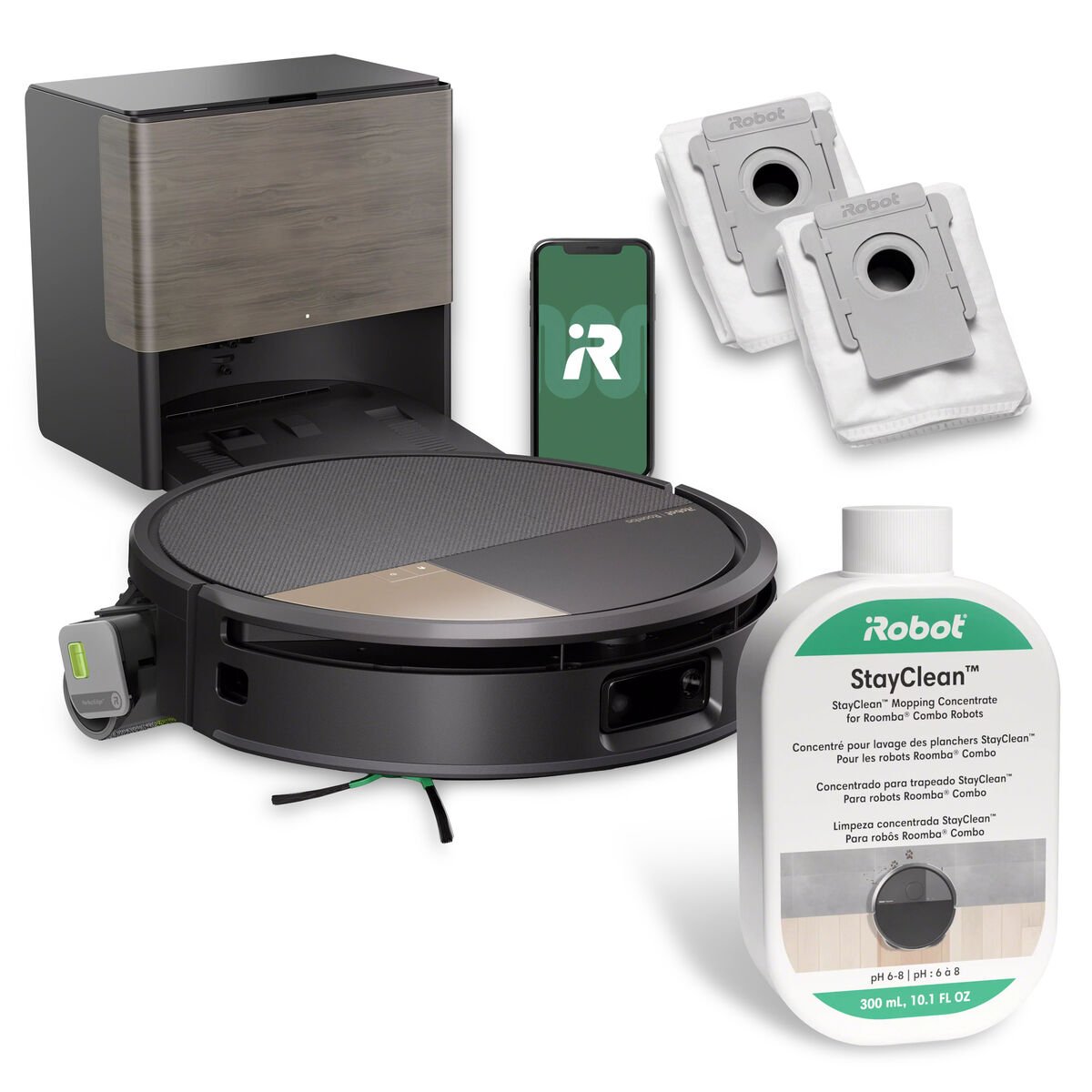 Roomba® Max 706 Combo-Roboter + AutoWash™ Dock – Schwarz, , large image number 0