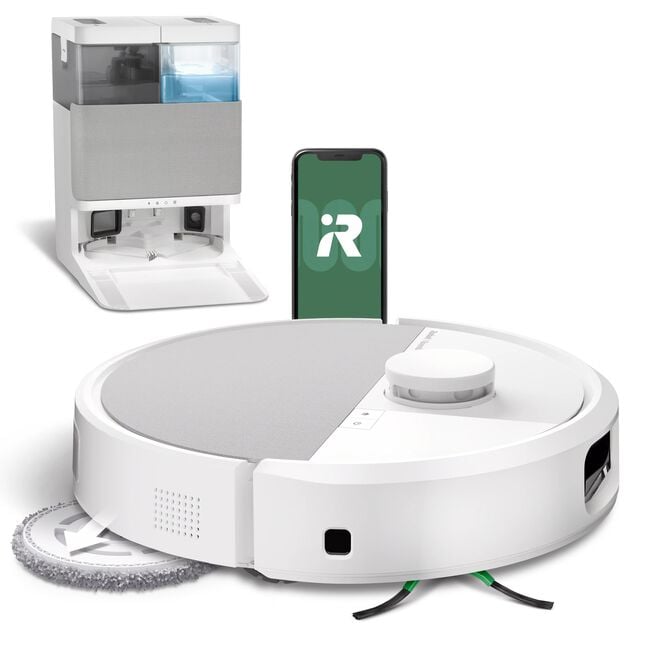 Roomba® Plus 505 Combo-Roboter + AutoWash™ Dock – Weiß