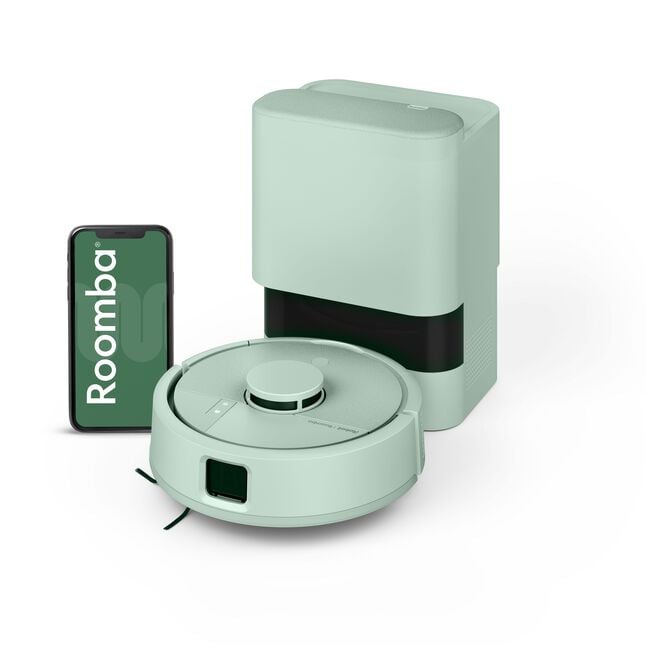 Roomba&reg;&nbsp;Mini robot aspirateur et laveur + base AutoEmpty&trade; &mdash; Vert menthe