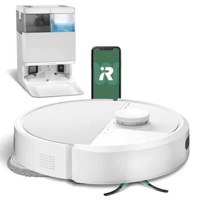 Roomba® Plus 405 Combo-Roboter + AutoWash™ Dock – Weiß