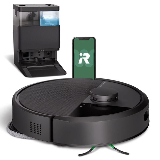 Roomba® Plus 405 Combo-Roboter + AutoWash™ Dock – Schwarz