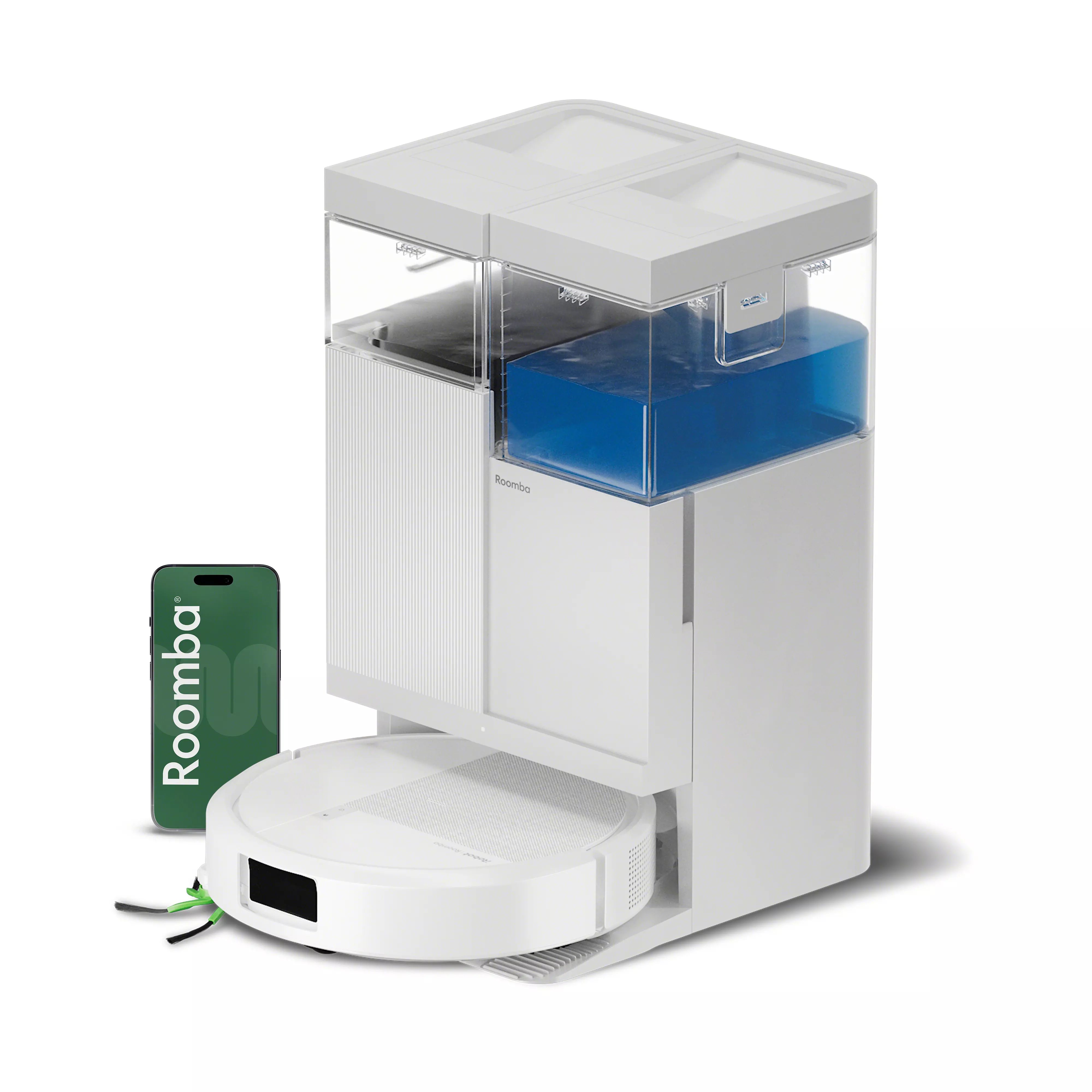 Roomba Plus 515 Combo Roboter + AutoWash Dock | Weiß | iRobot