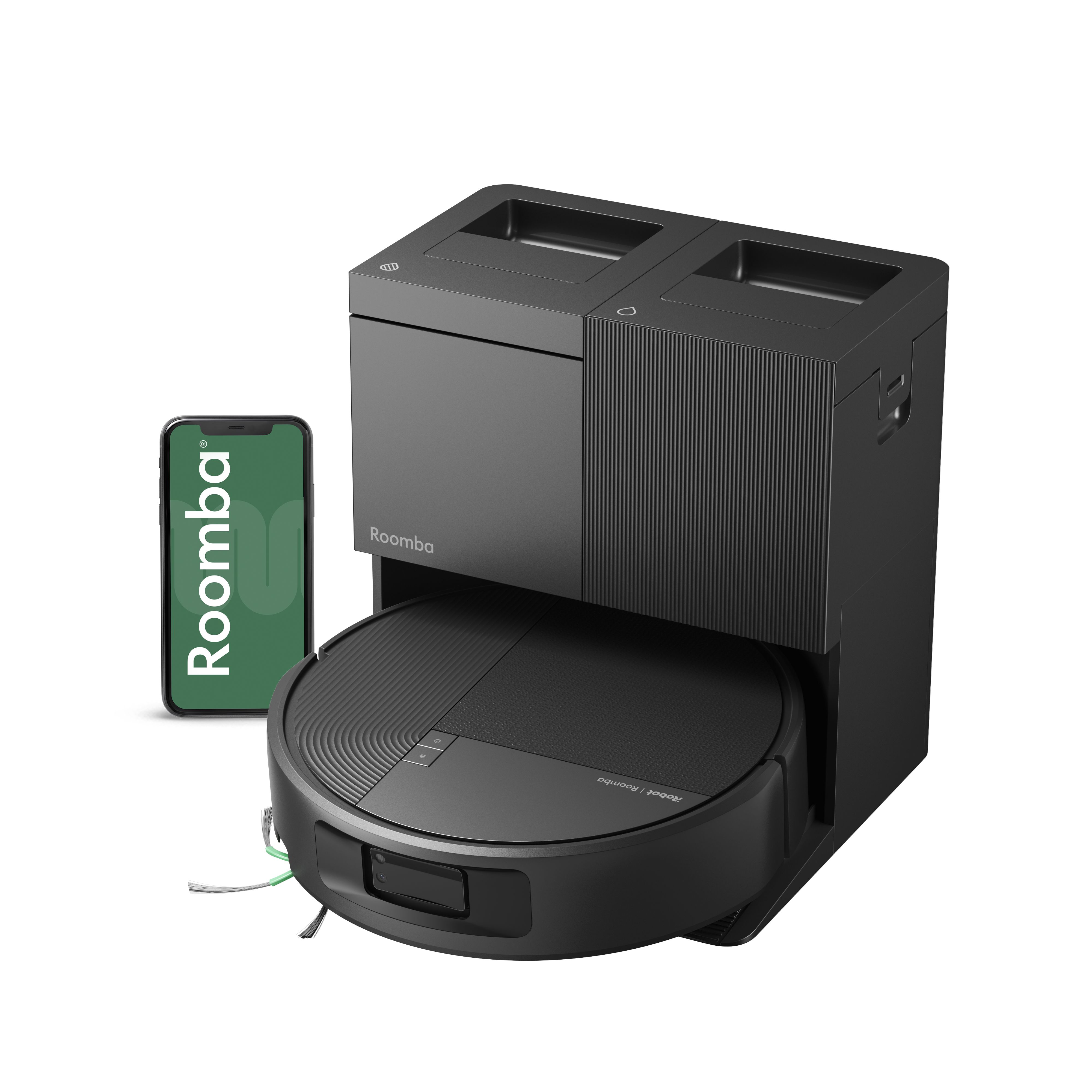 Roomba Plus 615 Combo Roboter + Wash Only Dock | Schwarz | iRobot